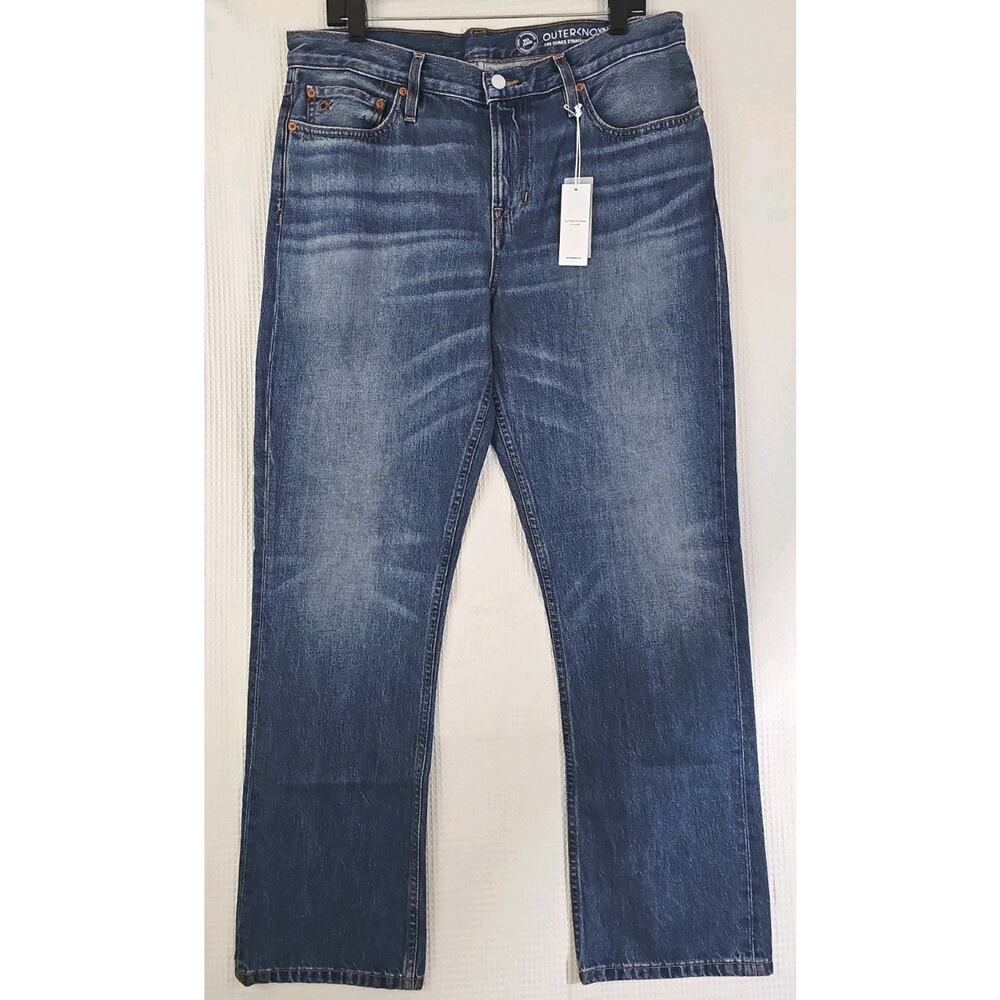 Outerknown ~Men's 33×30~ Blue Denim Sea Jeans The Dunes Straight Organic Cotton. - Picture 5 of 16